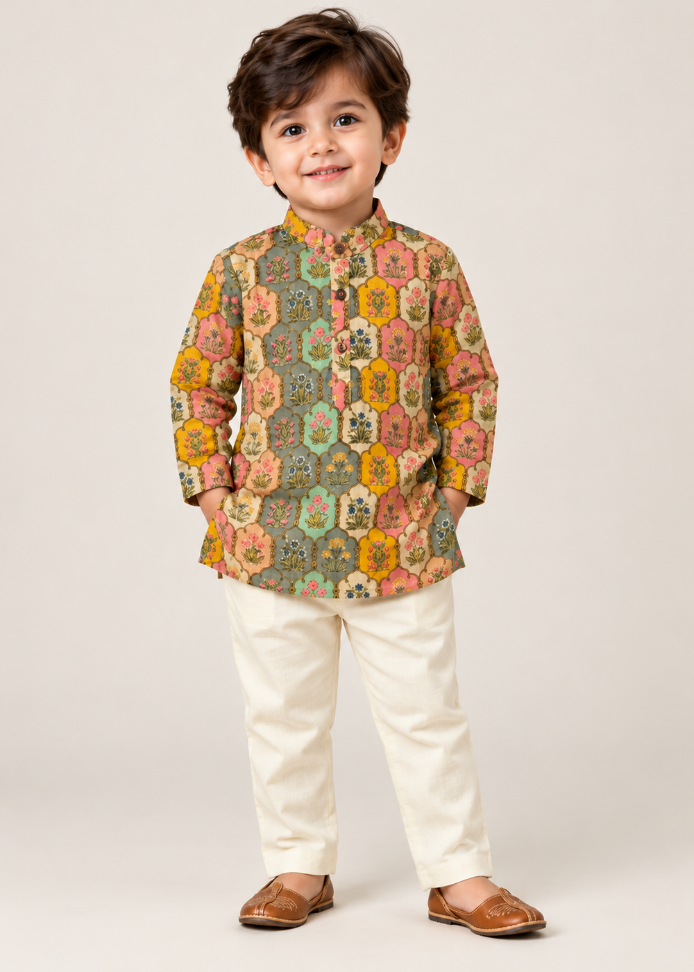 Rang Mahal Kurta Payjama for Boys